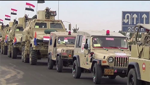Fuerzas egipcias Egipto lanza una amplia operación antiterrorista en varias zonas del país